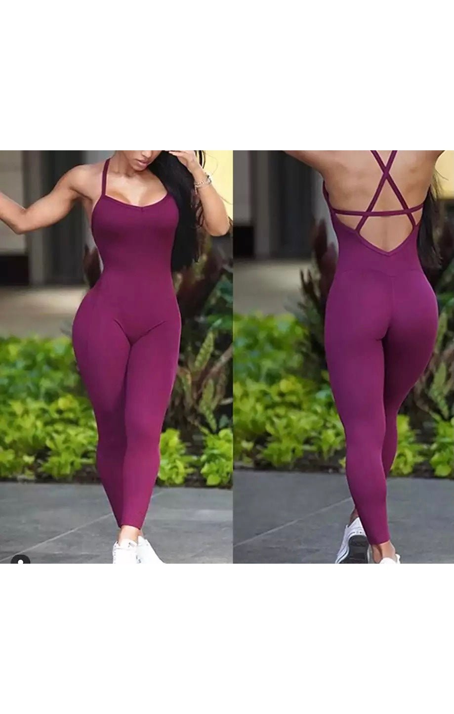 Yoga Gym Jumpsuit Strap  Sexy (Many Colors)