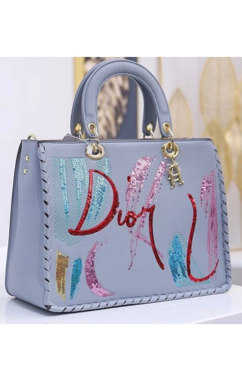 Print Designer D Shoulder handbag purse ( 2 Sizes) (Many Colors)