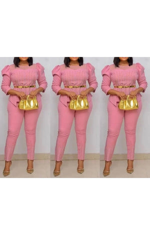 African Two Piece pants set (3 Colors) (Many Sizes)