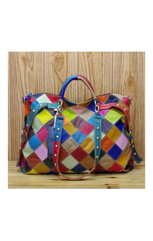 Multicolored purse bag