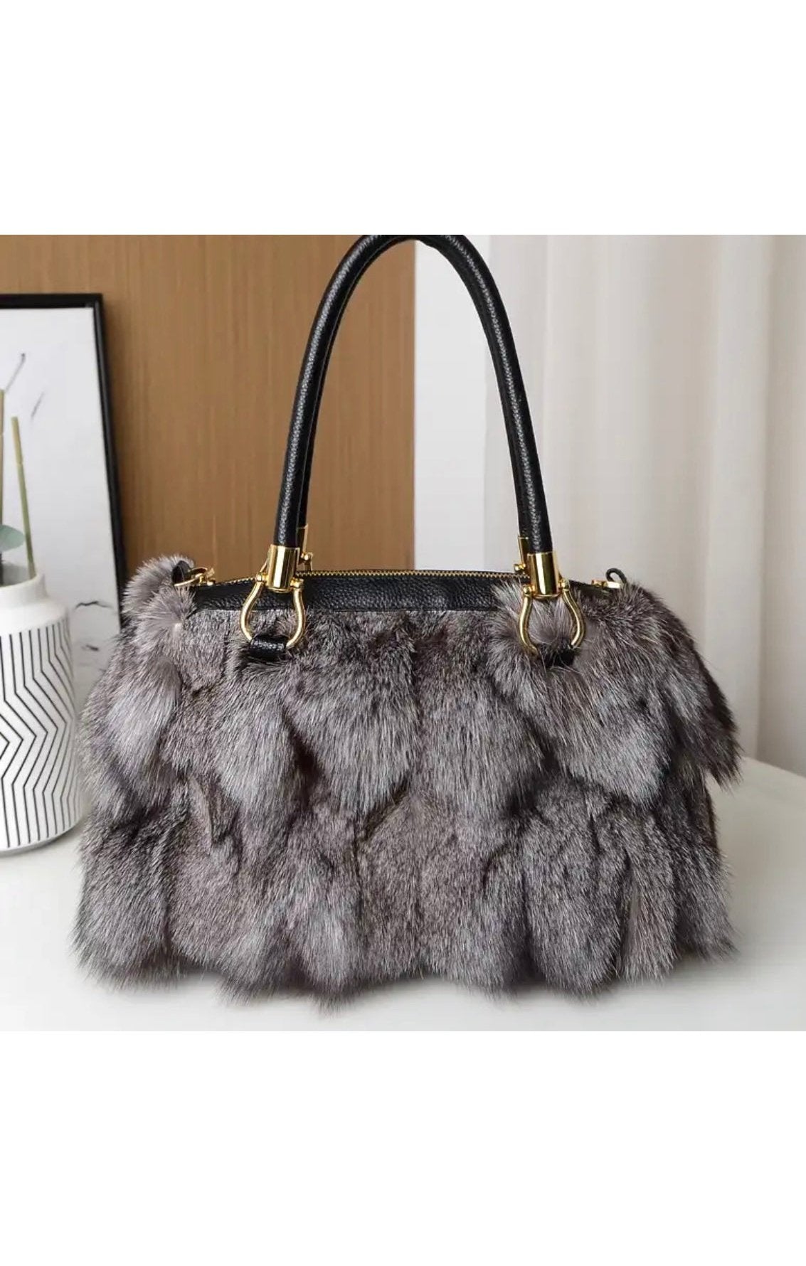 Luxury Real Fox  Fur bag (3 Colors)