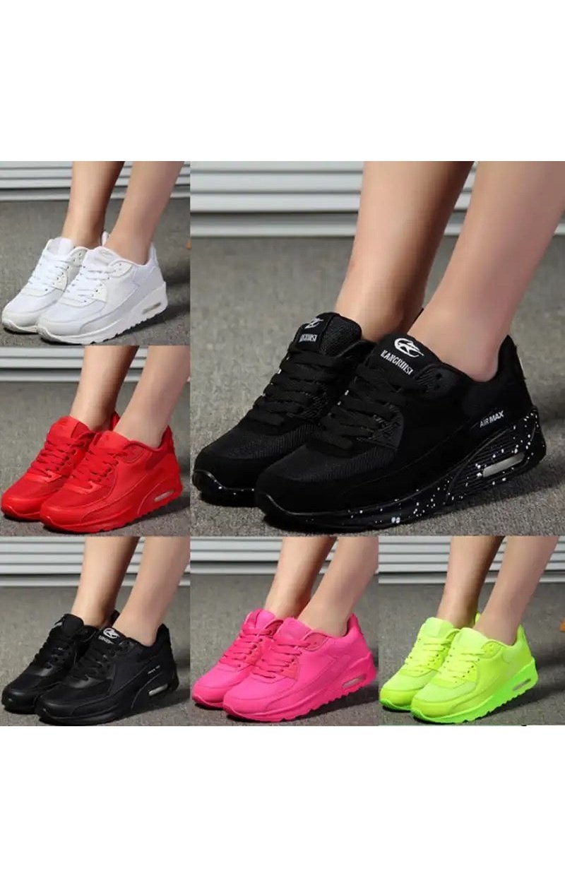 Lace up Platform women’s sneakers shoes (Many Colors)
