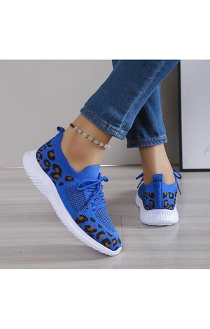 Women's Leopard Tennis Breathable Sneakers (Many Colors)