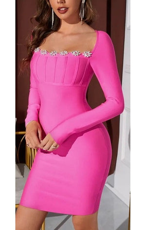 Sexy Off the Shoulder Bodycon  Dress (2 Colors)