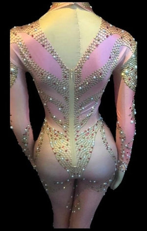 Festival Multicolored Bling Pants Sexy Party Jumpsuit